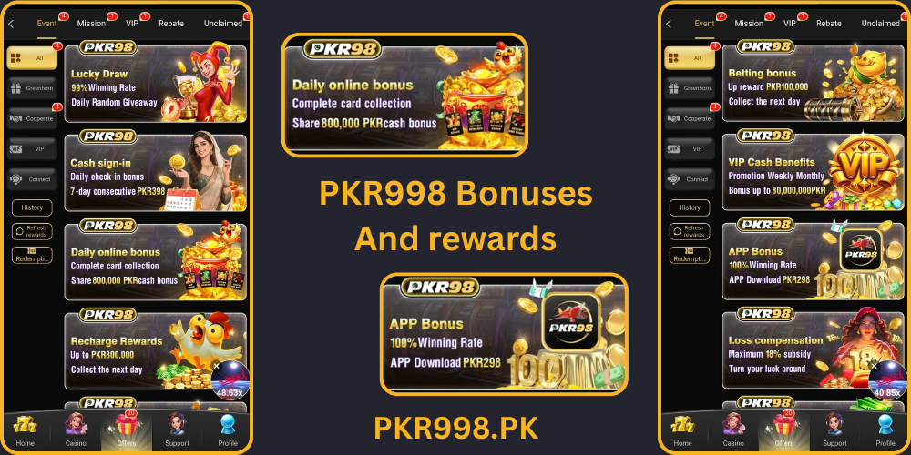 PKR998 Game Bonuses